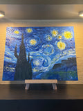 Hand-Painted Starry Night Inspired Canvas