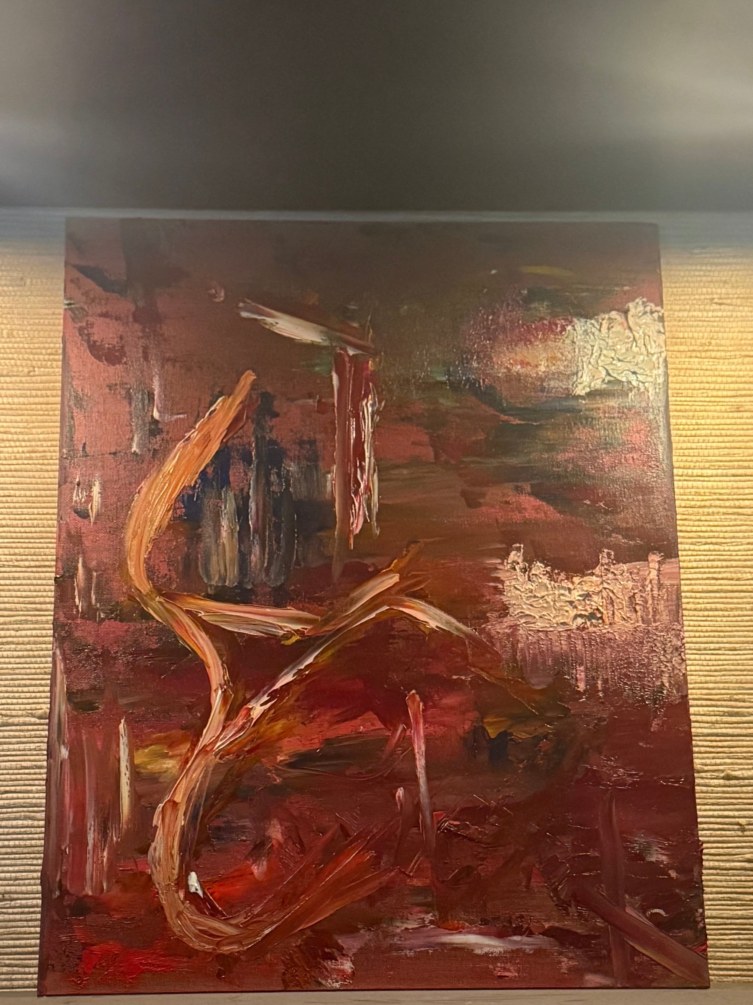 “Marked by Fire” Handpainted